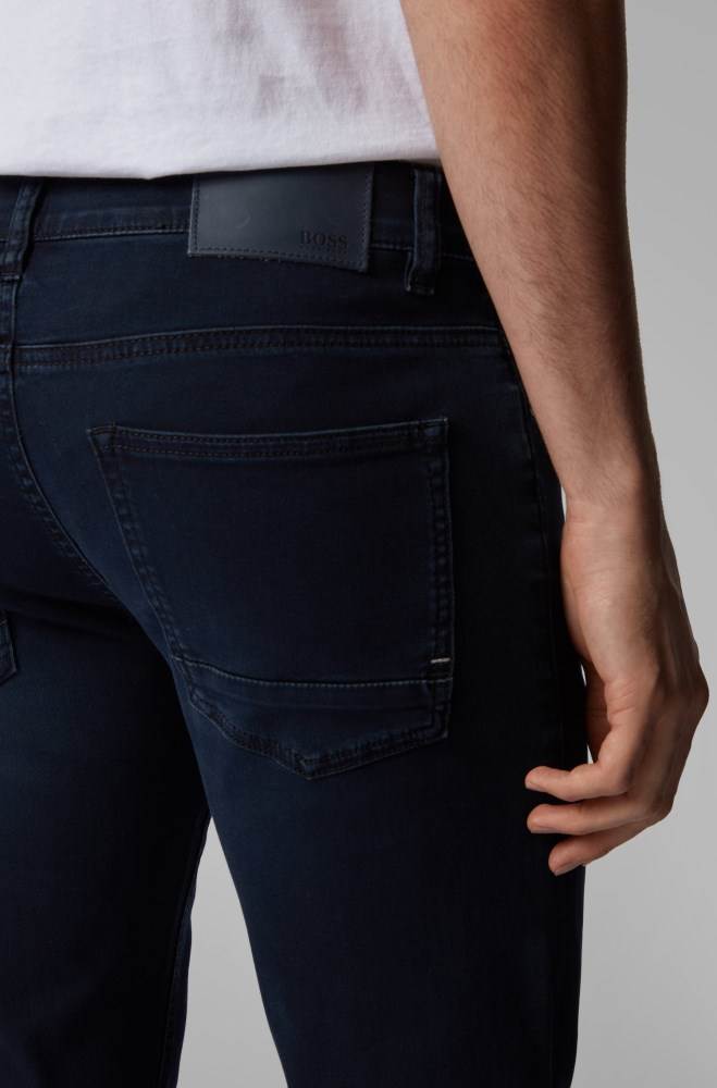 Hugo Boss Lette slim-fit jeans Mørke Blå | aFpd7GQr