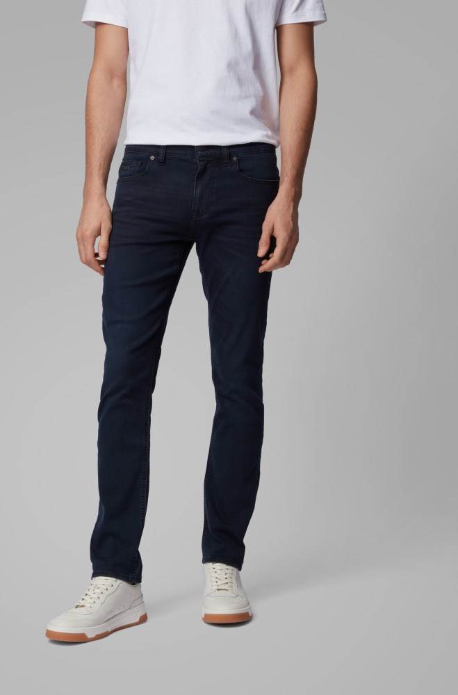 Hugo Boss Lette slim-fit jeans Mørke Blå | aFpd7GQr