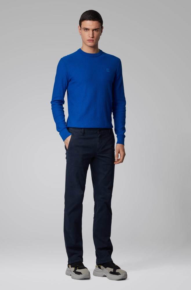 Hugo Boss Lette sweater Blå | wpBs6dE7