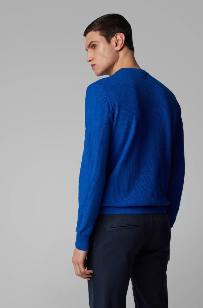 Hugo Boss Lette sweater Blå | wpBs6dE7