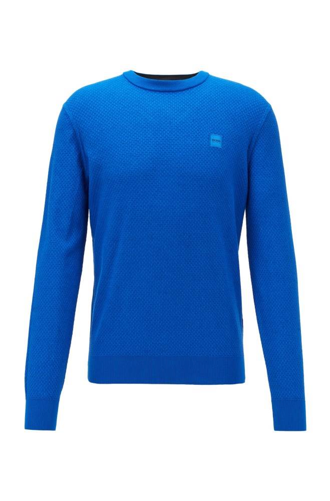 Hugo Boss Lette sweater Blå | wpBs6dE7