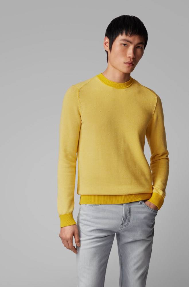 Hugo Boss Lette sweater Gul | hmKBWb8o