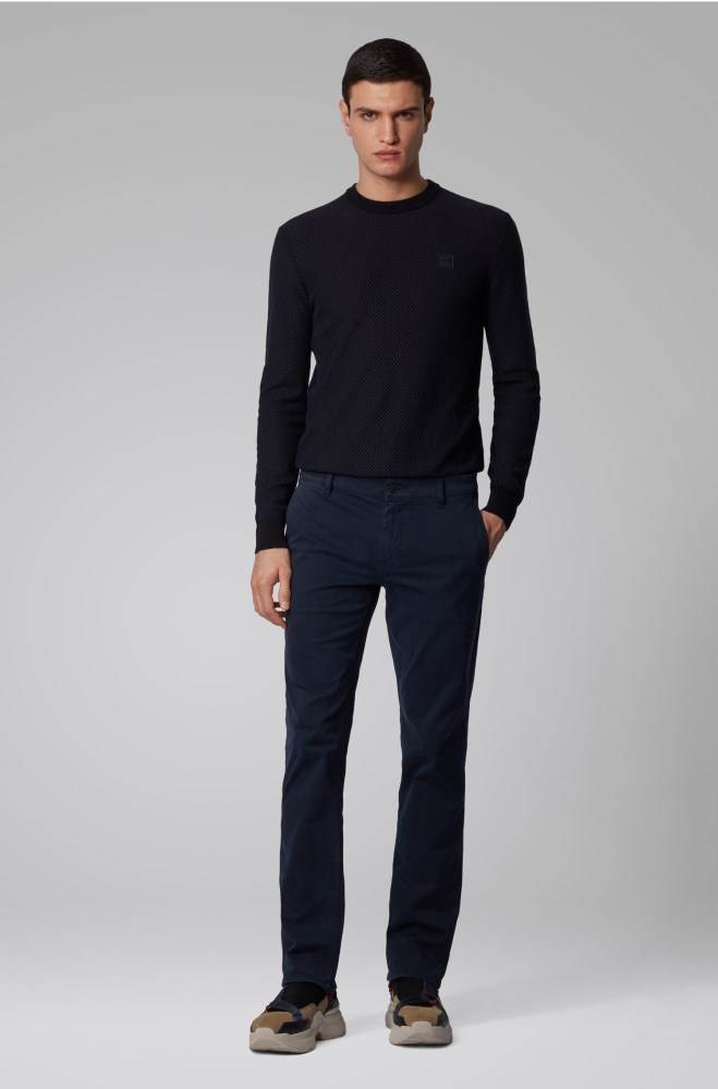 Hugo Boss Lette sweater Mørke Blå | uS9EzkMB