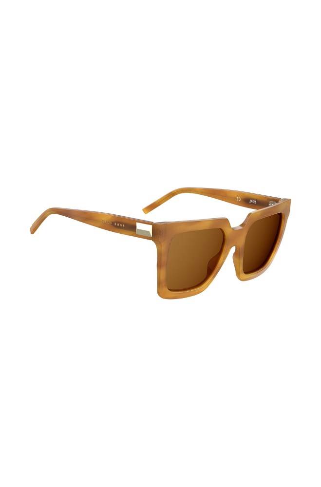 Hugo Boss Light-Havana sunglasses Lyse Brune | BZI8AeHI