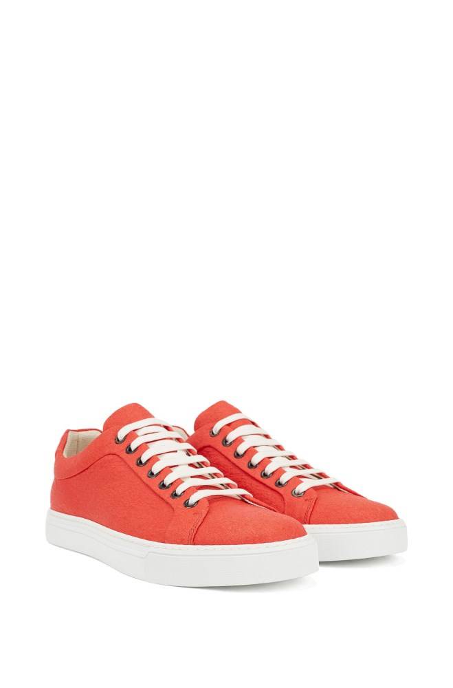 Hugo Boss Limited-edition 100% vegan trainers Oransje | bverItxZ