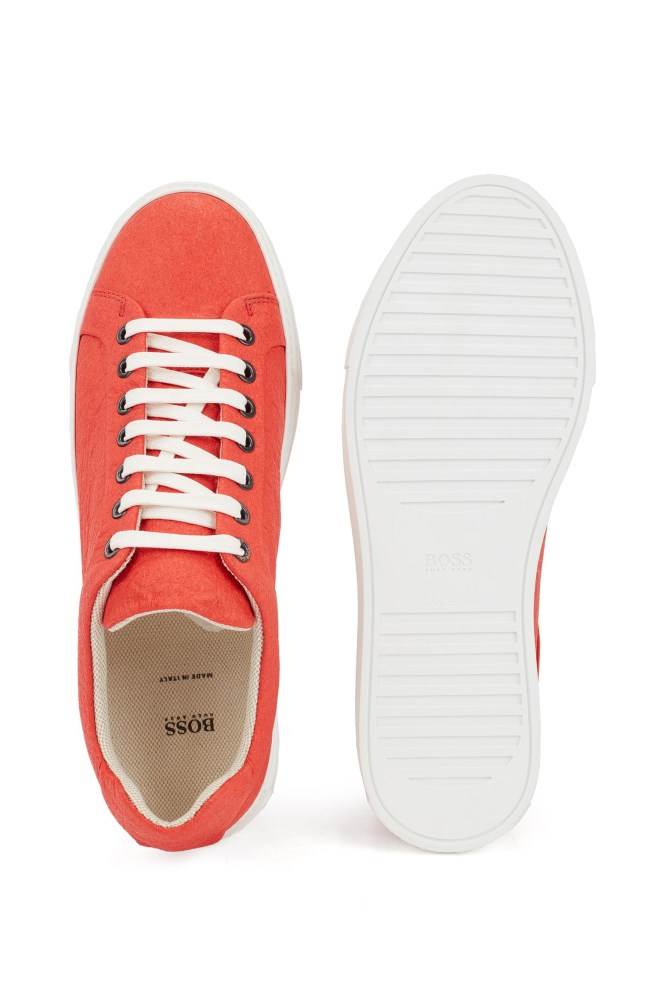 Hugo Boss Limited-edition 100% vegan trainers Oransje | bverItxZ