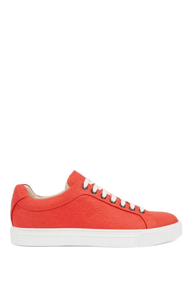 Hugo Boss Limited-edition 100% vegan trainers Oransje | bverItxZ