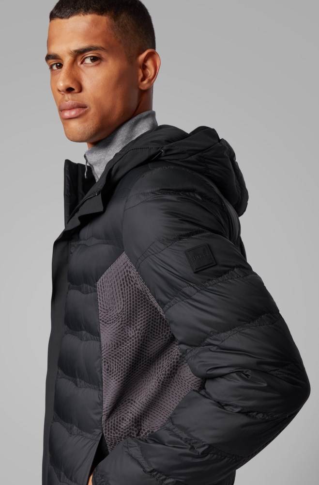 Hugo Boss Link² down jacket Svarte | 0LQDdwZE