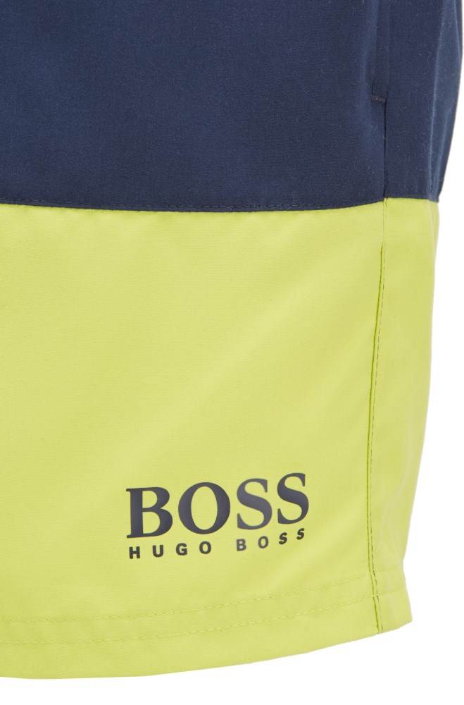 Hugo Boss Logo beach set comprising towel, swim shorts and bag Mørke Blå | qDV5hesb