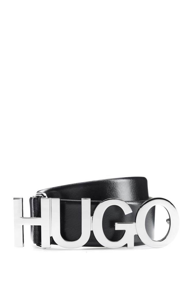 Hugo Boss Logo belt Svarte | dqOdBoHt