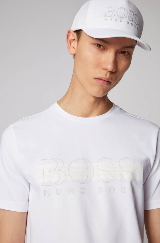 Hugo Boss Logo cap Hvite | bJIXnJpq