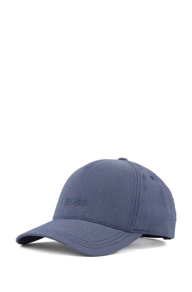 Hugo Boss Logo cap Mørke Blå | fs6OV6OX