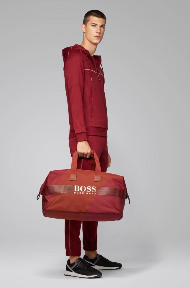 Hugo Boss Logo holdall Mørke Rød | VodNza6p