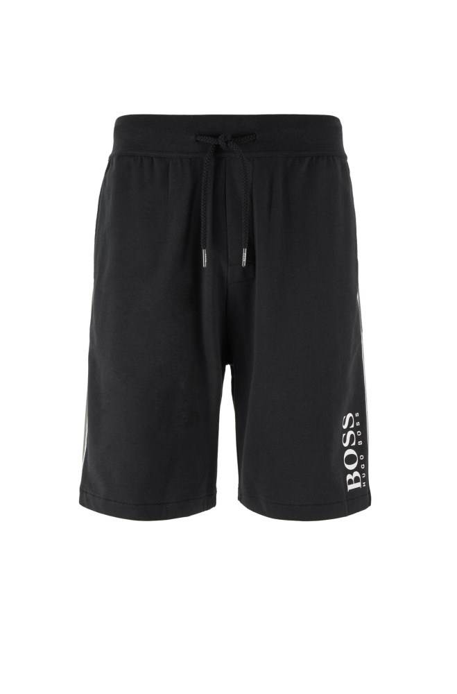 Hugo Boss Logo loungewear shorts Svarte | 3THXWd3C