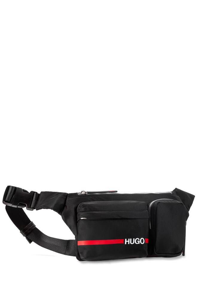 Hugo Boss Logo-print belt bag Svarte | MciL66yy