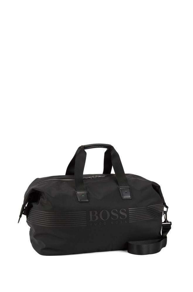 Hugo Boss Logo-print holdall Svarte | 3RvaV1BV