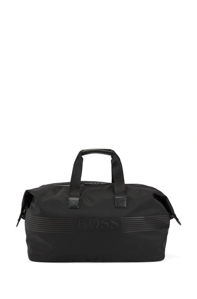 Hugo Boss Logo-print holdall Svarte | 3RvaV1BV