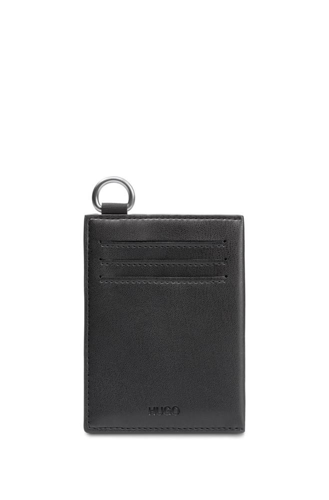 Hugo Boss Logo-print wallet Svarte | v3MhjaYR