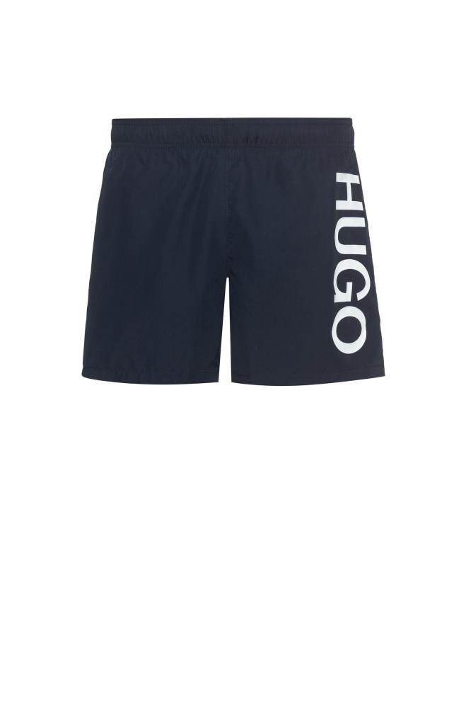 Hugo Boss Logo swim shorts Mørke Blå | Xmack9xl