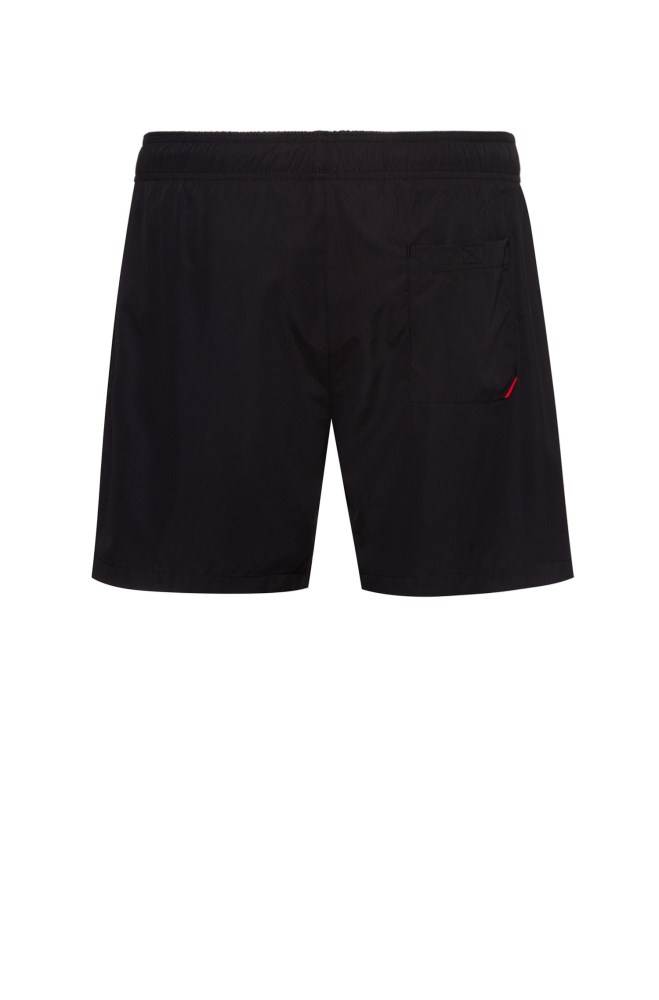 Hugo Boss Logo swim shorts Svarte | 1TCvOqXy