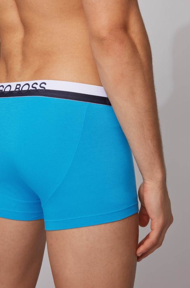 Hugo Boss Logo trunks Blå | qFmGhVa7