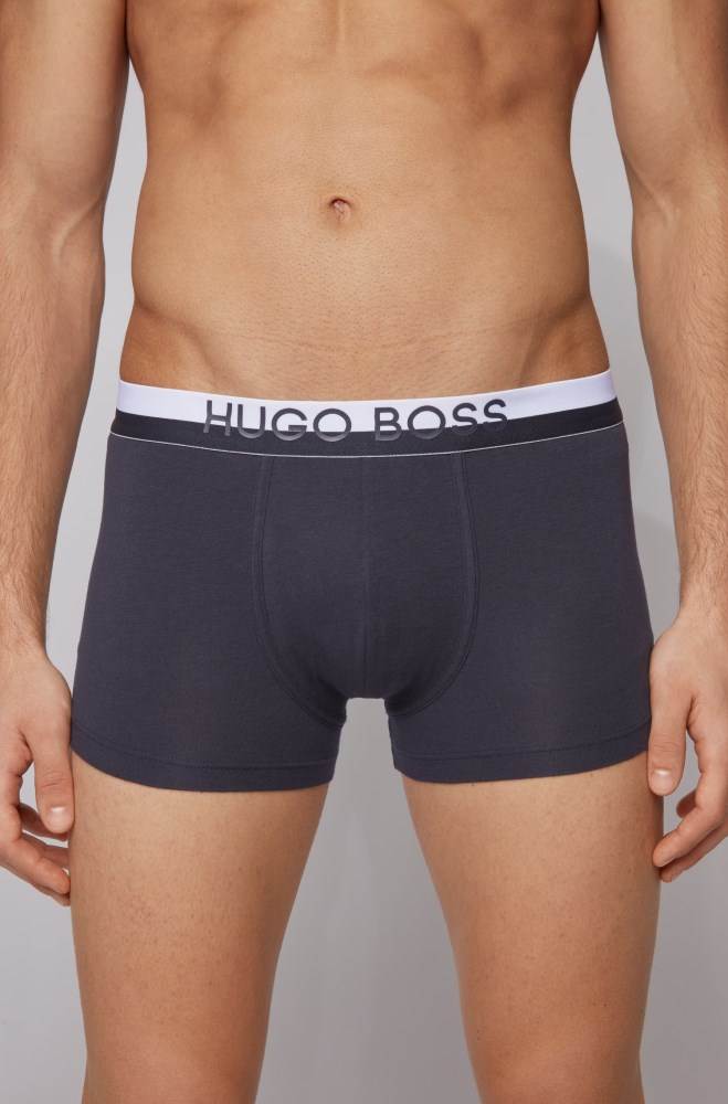 Hugo Boss Logo trunks Mørke Blå | BiOGwHBO