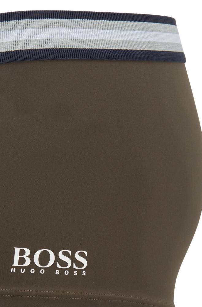 Hugo Boss Logo trunks Mørke Grønn | A0Oh78qi