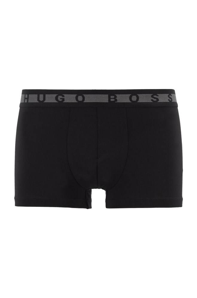 Hugo Boss Logo-waistband trunks Svarte | m8OEzZz9