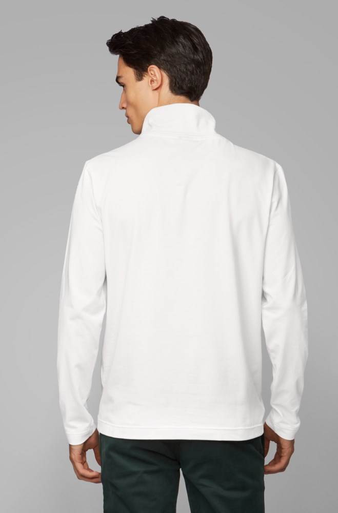 Hugo Boss Long-sleeved T-shirt Hvite | g2U9mAta