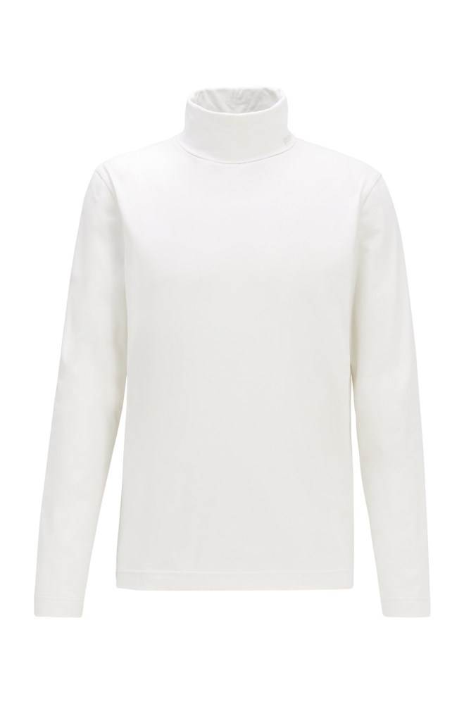 Hugo Boss Long-sleeved T-shirt Hvite | g2U9mAta