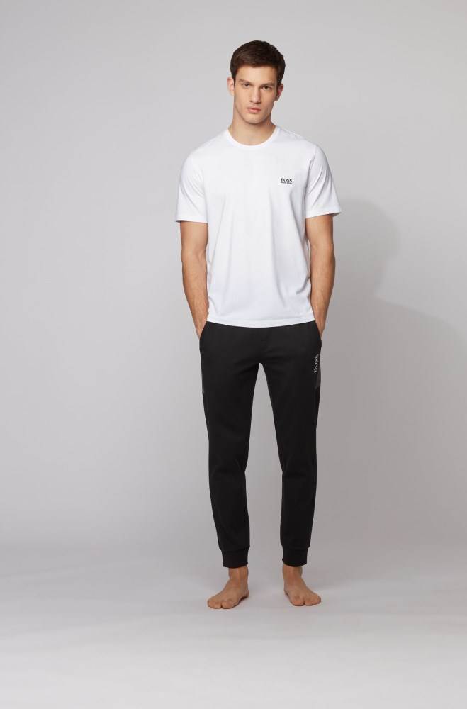 Hugo Boss Lounge T-shirt Hvite | Af9iHbOI