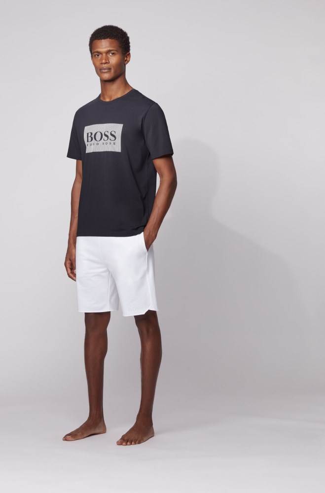 Hugo Boss Lounge T-shirt Lyse Blå | WIKloCNx