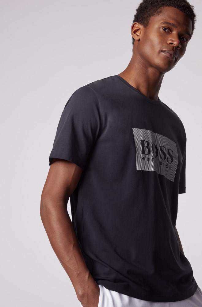 Hugo Boss Lounge T-shirt Lyse Blå | WIKloCNx