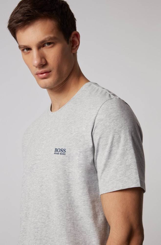 Hugo Boss Lounge T-shirt Lyse Grå | wWSsNxnY