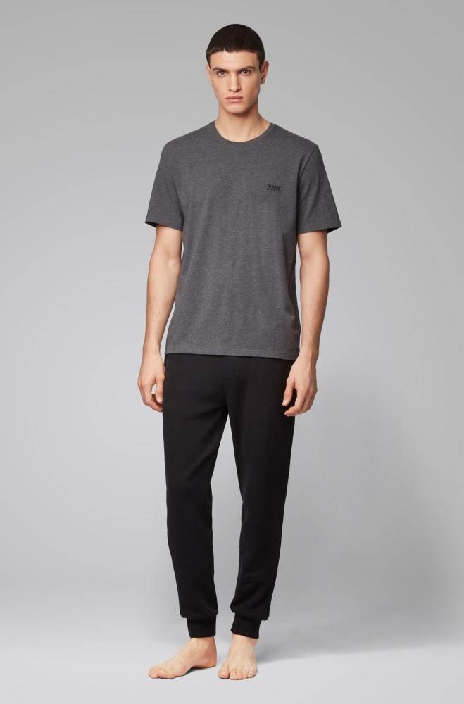 Hugo Boss Lounge T-shirt Mørke Grå | TSrjBxpq