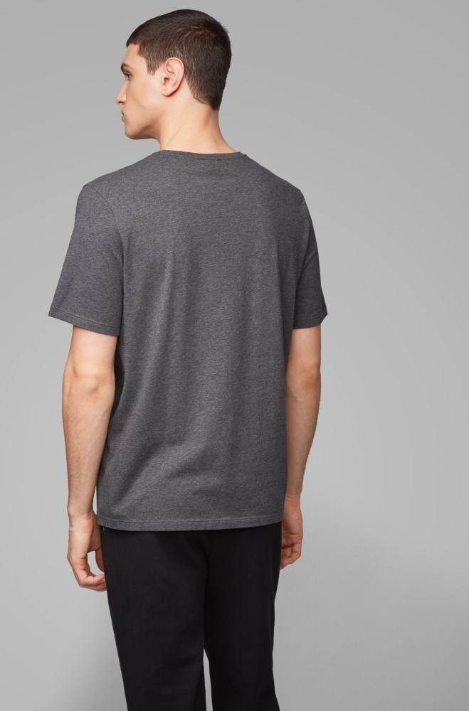 Hugo Boss Lounge T-shirt Mørke Grå | TSrjBxpq