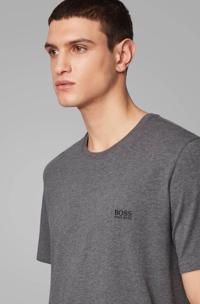 Hugo Boss Lounge T-shirt Mørke Grå | TSrjBxpq