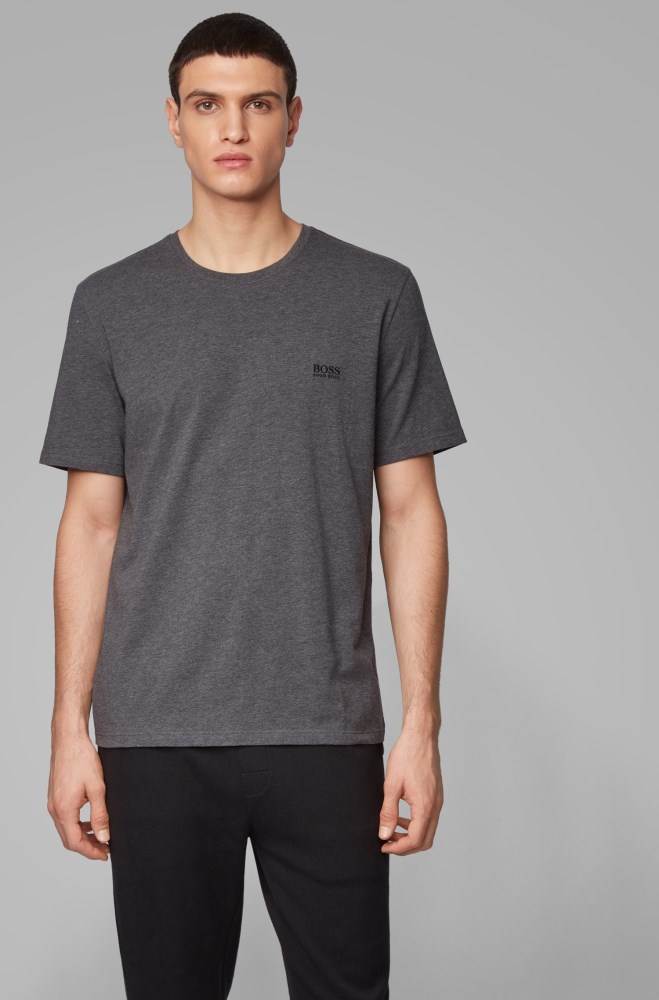 Hugo Boss Lounge T-shirt Mørke Grå | TSrjBxpq