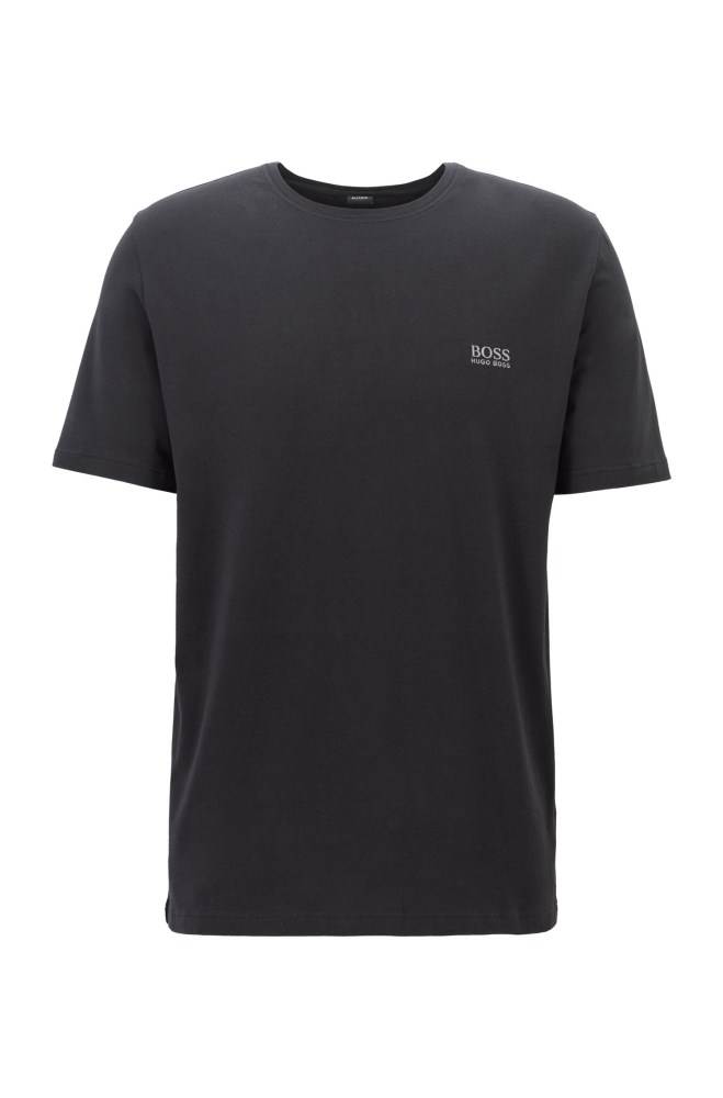 Hugo Boss Lounge T-shirt Svarte | QA2BDlBo