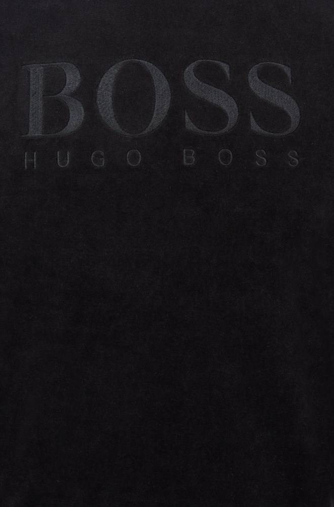 Hugo Boss Lounge logo sweatshirt Svarte | tWNKIbcP