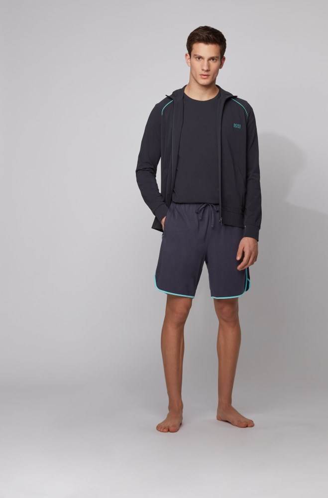 Hugo Boss Lounge shorts Lyse Blå | bTP0NPHB