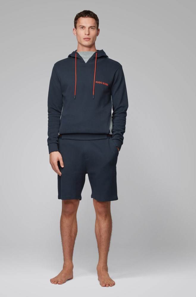 Hugo Boss Lounge shorts Mørke Blå | ApKsMT83