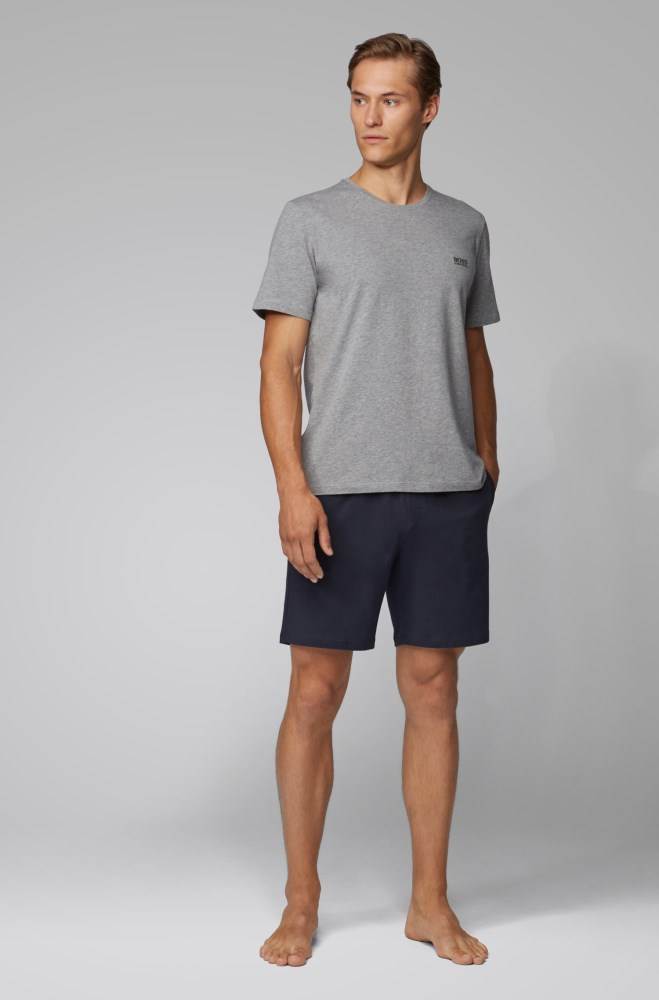 Hugo Boss Lounge shorts Mørke Blå | EWE85ayh