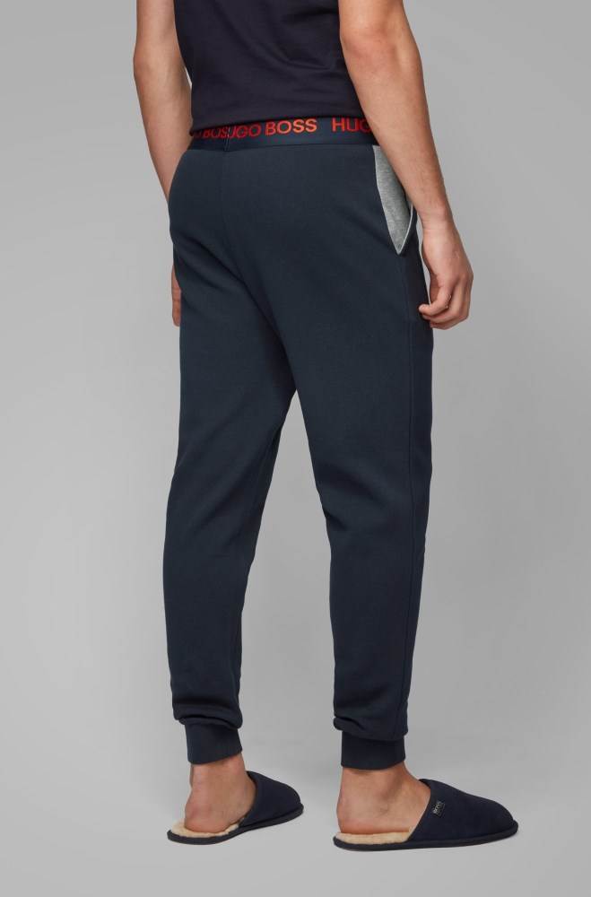 Hugo Boss Lounge trousers Mørke Blå | O1JbqEpC