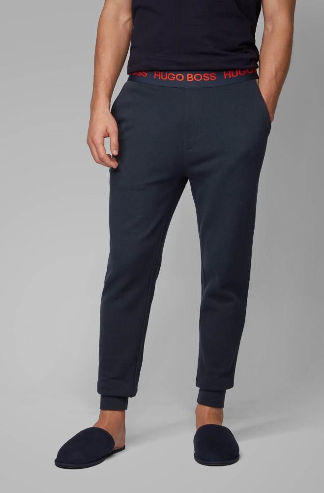 Hugo Boss Lounge trousers Mørke Blå | O1JbqEpC