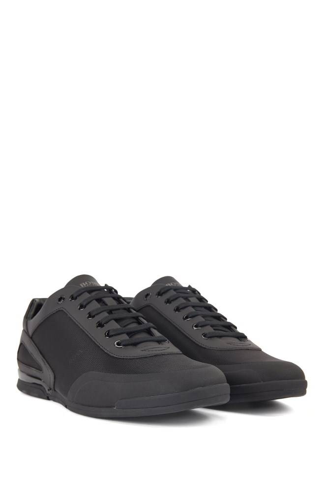 Hugo Boss Low-profile trainers Svarte | QMfan2KX