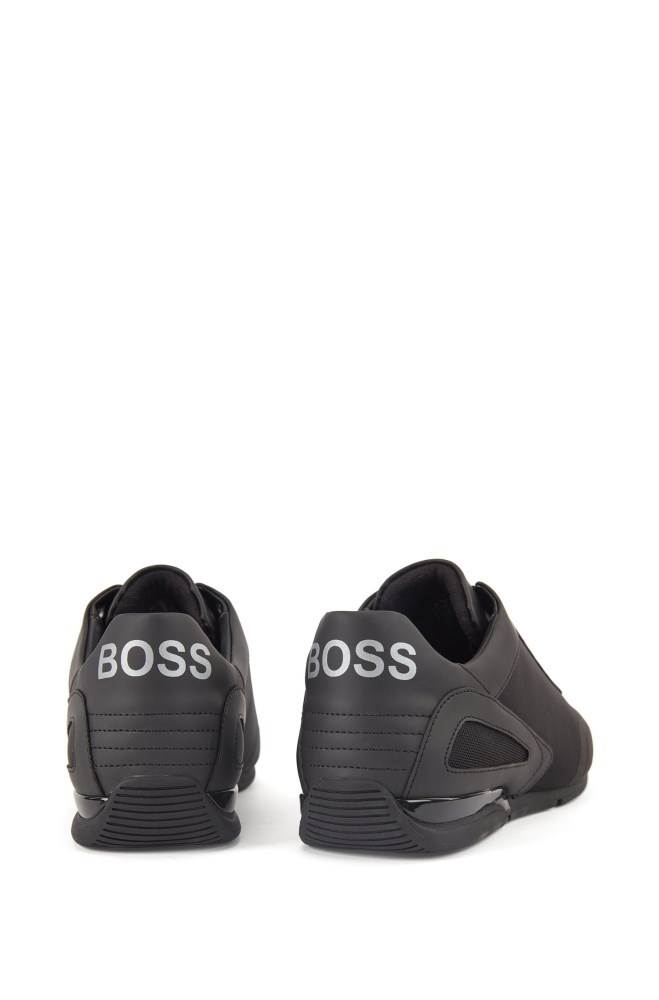 Hugo Boss Low-profile trainers Svarte | QMfan2KX