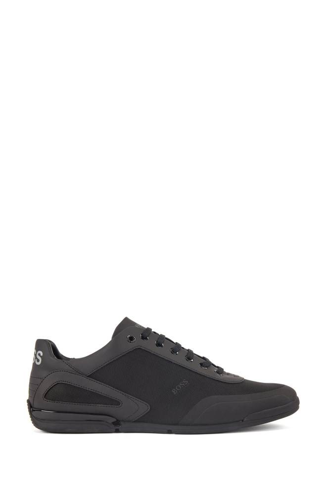 Hugo Boss Low-profile trainers Svarte | QMfan2KX