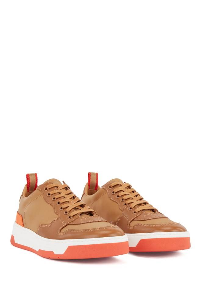 Hugo Boss Low-top trainers Lyse Brune | df4IXMIn