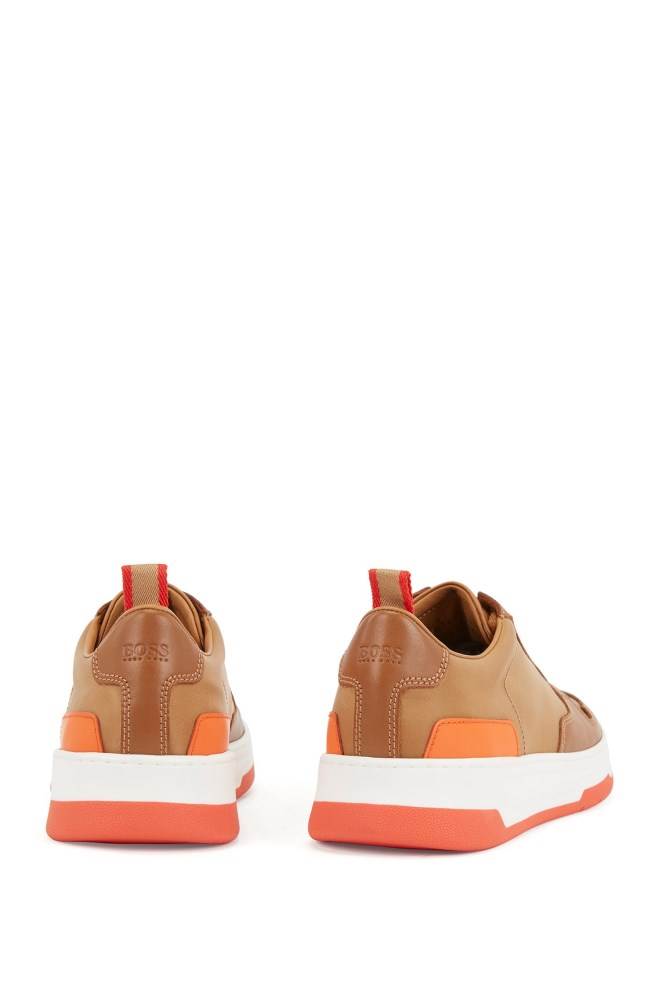 Hugo Boss Low-top trainers Lyse Brune | df4IXMIn